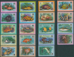 Tuvalu 1979 SG105-122 Fish Set MNH - Tuvalu