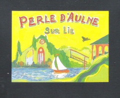 PERLE D'AULNE - SUR LIE    -   BIERETIKET  (BE 924) - Bière