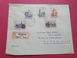 Pays Bas - Enveloppe En Recommandé De Amsterdam Pour La France En 1951 - Réf 3571 - Brieven En Documenten