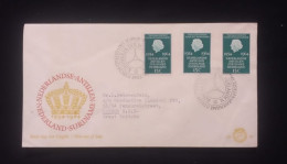 C) 1964. NETHERLANDS. FDC. CROWN. SENT TO GREAT BRITAIN. MULTIPLE STAMPS FROM THE DUTCH ANTILLES SURINAME. XF - Autres & Non Classés