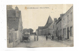 53 - SAULGES ( MMayenne ) - Place De L' Eglise - Personnages - Other & Unclassified