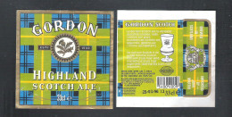BIERETIKET -   GORDON  HIGHLAND SCOTCH  ALE   -  33 CL   (BE 929) - Beer