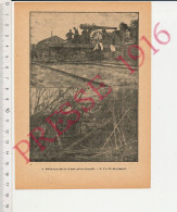 2 Photos De Presse 1916 Débarquement Pièce Lourde Train Chemin De Fer Canon De 75 Grande Guerre 14-18 Armée Histoire - Non Classés