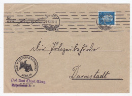 Deutsches Reich Brief Mit EF Von Der Polizei - Brieven En Documenten