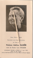 Maffe, Adeline Hamoir, Docquier - Devotieprenten