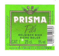 DIAL DIV. DELHAIZE - DE LEEUW - PRISMA PILS   - 25 CL -   BIERETIKET  (BE 945) - Birra