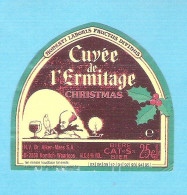 BIERETIKET - CUVEE DE L'ERMITAGE - CHRISTMAS  -  25 CL (BE 948) - Bier