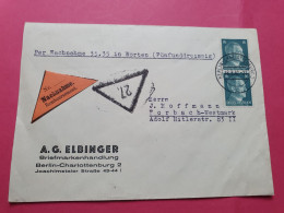Allemagne - Enveloppe Commerciale Contre Remboursement De Berlin Pour Forbach En 1942 - Réf 3577 - Cartas & Documentos