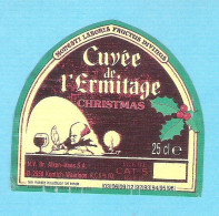 BIERETIKET - CUVEE DE L'ERMITAGE - CHRISTMAS  -  25 CL (BE 949) - Bier