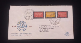 C) 1966. NETHERLANDS. FDC. SENT TO GREAT BRITAIN. MULTIPLE TRANSPORT STAMPS ON REFUGEE BOAT. XF - Autres & Non Classés