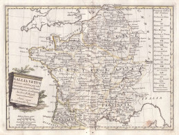 Gallia Vetus - Gallia Gaule Gallien France Frankreich - Prenten & Gravure