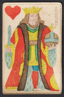 (Herz-König) Charles - King Of Hearts / Roi De Coeur / Playing Card Carte A Jouer Spielkarte Cards Cartes - Toy Memorabilia