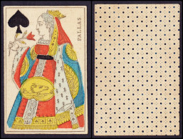 (Pik-Dame) Pallas - Queen Of Spades / Reine De Pique / Playing Card Carte A Jouer Spielkarte Cards Cartes - Jouets Anciens