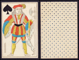 (Pik-Bube) Hogier - Jack Of Spades / Valet De Pique / Playing Card Carte A Jouer Spielkarte Cards Cartes - Antikspielzeug