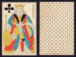 (Kreuz-König) Alexandre - King Of Clubs / Roi De Trèfle / Playing Card Carte A Jouer Spielkarte Cards Cartes - Giocattoli Antichi