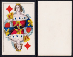 (Karo-Dame) - Queen Of Diamonds / Reine De Carreau / Playing Card Carte A Jouer Spielkarte Cards Cartes - Giocattoli Antichi