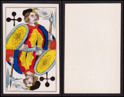 (Kreuz-Bube) - Jack Of Clubs / Vallet De Trèfle / Playing Card Carte A Jouer Spielkarte Cards Cartes - Antikspielzeug