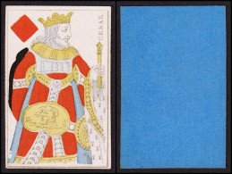 (Karo-König) - King Of Diamonds / Roi De Carreau / Playing Card Carte A Jouer Spielkarte Cards Cartes - Oud Speelgoed