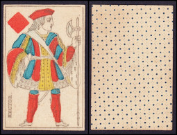 (Karo-Bube) Hector - Jack Of Diamonds / Valet De Carreau / Playing Card Carte A Jouer Spielkarte Cards Cartes - Antikspielzeug