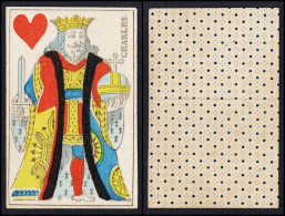 (Herz-König) Charles - King Of Hearts / Roi De Coeur / Playing Card Carte A Jouer Spielkarte Cards Cartes - Antikspielzeug