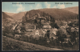 AK Katzhütte /Ob. Schwarzatal, Blick Vom Rosenberg  - Autres & Non Classés
