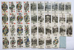 (Set Of French Pattern Tarot Cards) - Tarock / Kartenspiel / Card Game / Spielkarten / Carte Da Gioco / Cartes - Jouets Anciens