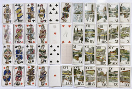 (Set Of Austrian Playing Cards With Views Of Vienna) - Kartenspiel / Card Game / Spielkarten / Carte Da Gioco - Antikspielzeug