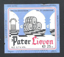 BRIJ VAN DEN BOSSCHE - ST-LIEVENS-ESSE - PATER LIEVEN   - 25 CL  -   BIERETIKET  (BE 954) - Beer