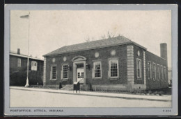 AK Attica, IN, United States Post Office  - Autres & Non Classés