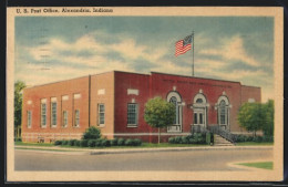 AK Alexandria, IN, United States Post Office  - Autres & Non Classés