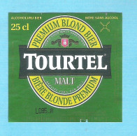 BIERETIKET - TOURTEL - PREMIUM BLOND BIER - MALT   -  25 CL (BE 961) - Birra