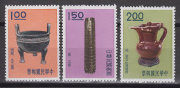 TAIWAN 1961 - Ancient Chinese Art Treasures MNH** OG XF - Unused Stamps
