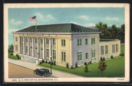 AK Bloomington, IL, U. S. Post Office  - Andere & Zonder Classificatie