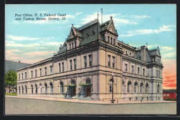 AK Quincy, IL, Post Office, U. S. Federal Court And Custom House  - Altri & Non Classificati