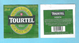 BIERETIKET -  TOURTEL - PREMIUM BLOND BIER - MALT -  25 CL (BE 965) - Birra