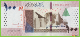 Voyo SUDAN 100 Sudanese Pounds 2019 P77a B413a GA UNC - Sudan