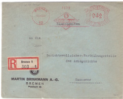 Germany Meterstamp Tobacco BRINKMANN 1933.reg. TABAK - Tabac