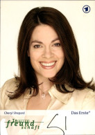 CPA Schauspielerin Cheryl Shepard, Portrait, Autogramm, TV Serie In Aller Freundschaft, Das Erste - Acteurs