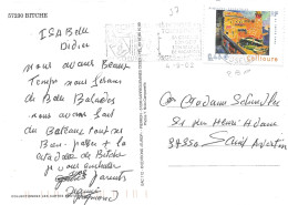 MOSELLE 57  - BITCHE - VILLE HISTORIQUE TOURISTIQUE SA CITADELLE SON GOLF....   - TIMBRE N°  3491  -TARIF 1 1 02 - Mechanical Postmarks (Advertisement)