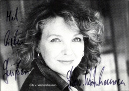 CPA Schauspielerin Gila V. Weitershausen, Portrait, Autogramm - Attori