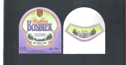 BROUWERIJ  ST. JOZEF - BREE - OPITTER -  STREEKBIER BOSBIER OP BASIS VAN BOSBESSEN -  25 CL  -  BIERETIKET  (BE 971) - Bière