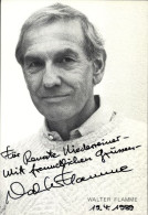 CPA Schauspieler Walter Flamme, Portrait, Autogramm - Actors