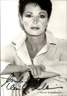 CPA Schauspielerin Karin Eickelbaum, Portrait, Autogramm - Acteurs