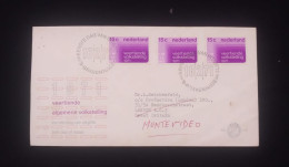 C) 1971. NETHERLANDS. FDC. SENT TO GREAT BRITAIN. MULTIPLE STAMPS FROM THE FOURTEENTH GENERAL CENSUS. XF - Autres & Non Classés