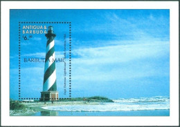 BARBUDA 1999 LIGHTHOUSES S/S** - Phares