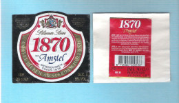 AMSTEL - 1870 -  PILSENER BIER   -  30 Cl -  BIERETIKET  (BE 976) - Bière