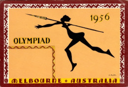 Artiste CPA Rajko, S., Melbourne Australien, Olympia, Olympische Spiele 1956, Speerwerferin - Sonstige & Ohne Zuordnung