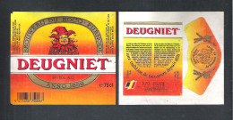BROUWERIJ  DU BOCQ - PURNODE - DEUGNIET -  75 CL  -  BIERETIKET  (BE 984) - Bière
