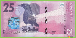 Voyo SEYCHELLES 25 Rupees 2016 P48 B419a BC UNC - Seychelles