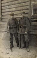 Photo CPA Jablonna, Zwei Deutsche Soldaten In Uniformen, I WK - Other & Unclassified